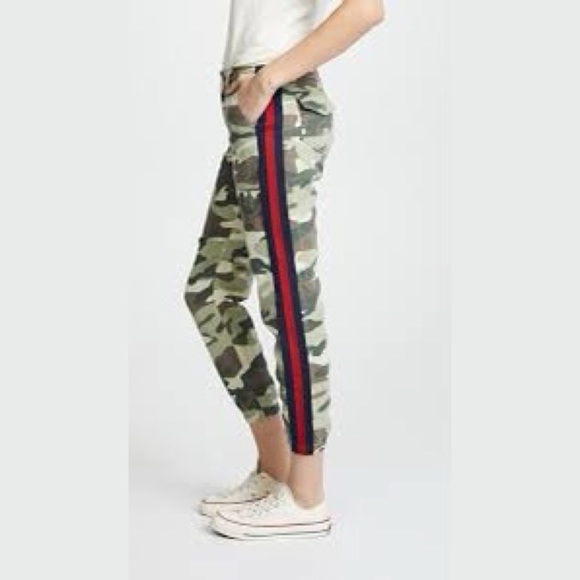 Mother No Zip Misfit Double Time Camo stripe jogger pants - Picture 3 of 11